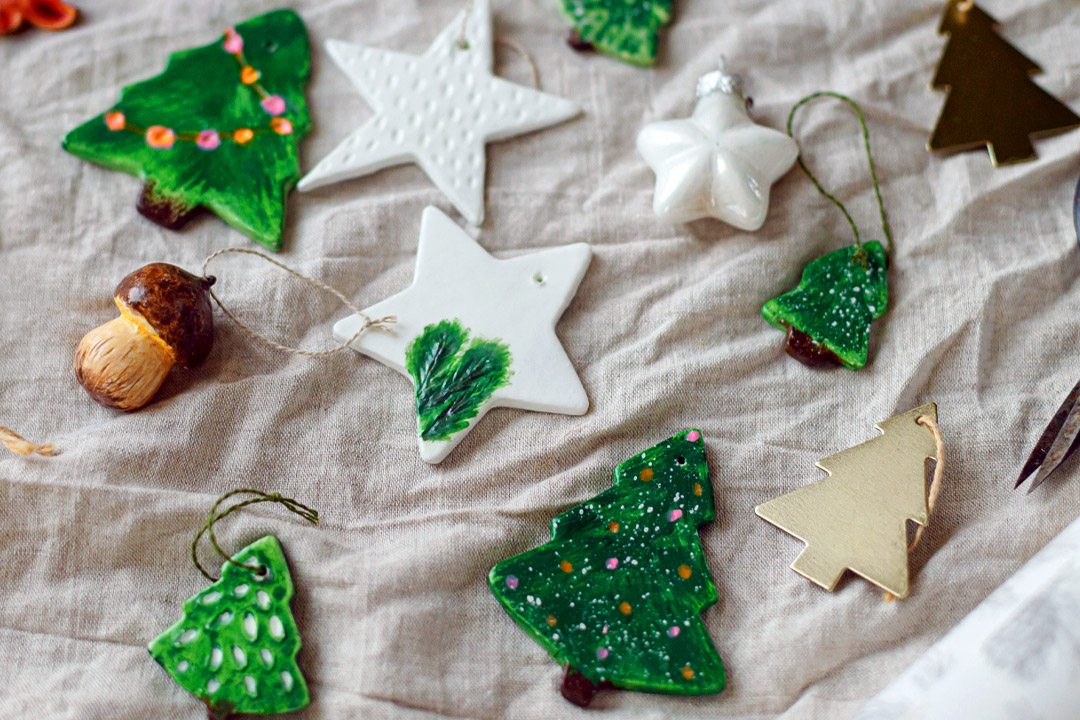 clay ornaments