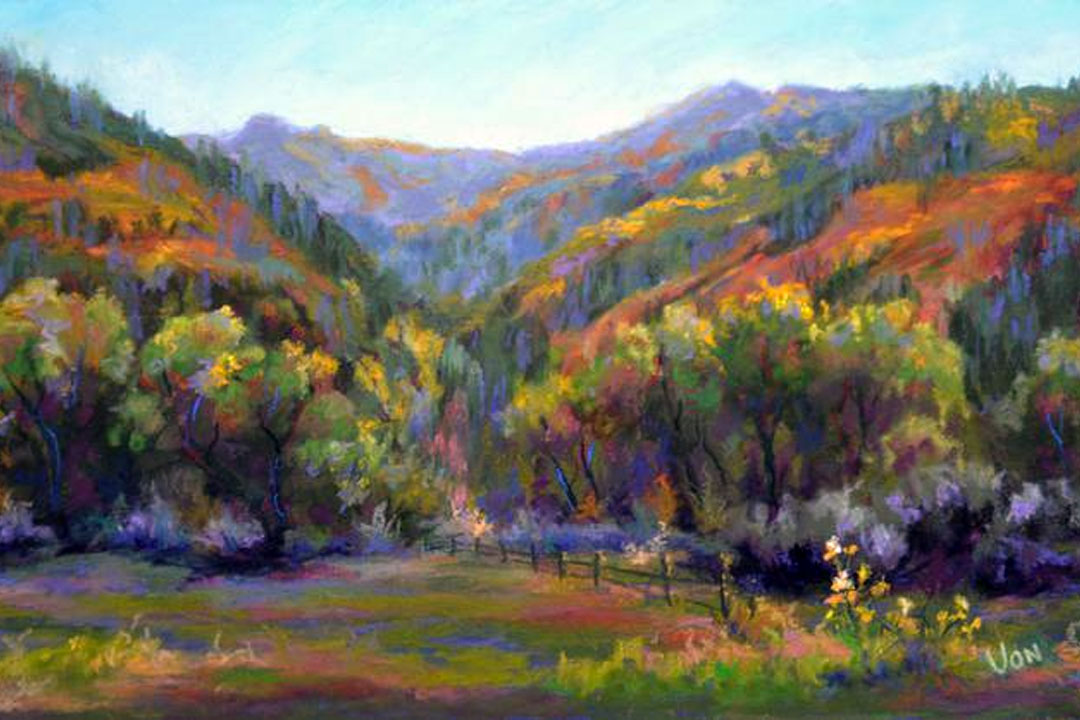 pastel landscape