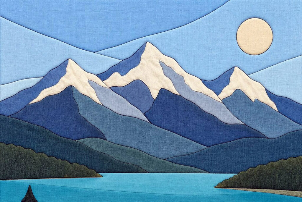 snowy mountains