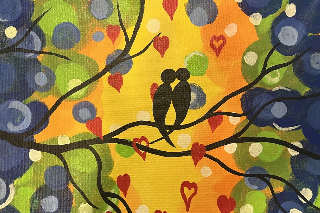 Warhol and Wine: Lovebirds