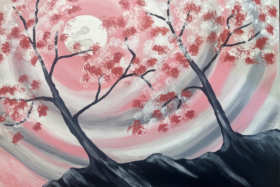 Warhol and Wine: Cherry Blossoms