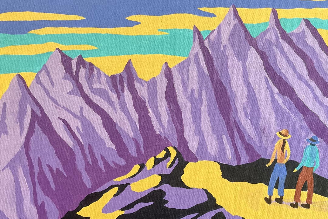 Warhol and Wine: Mountains