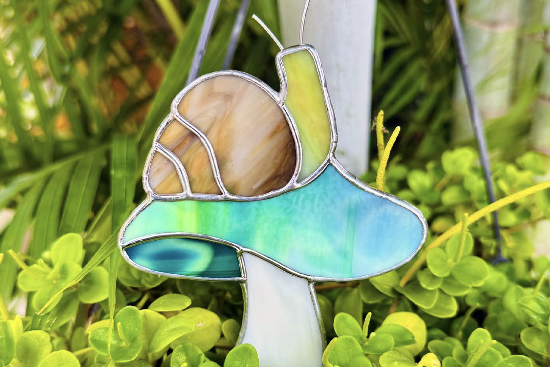 Stained Glass: Snails